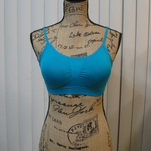 NWOT green teal padded sports bra bralette M mediu